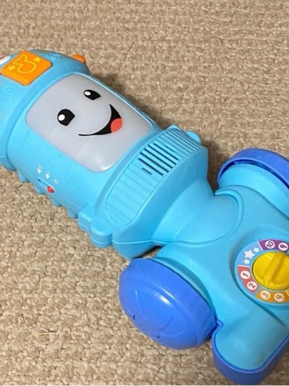Fisher-Price laugh & learn light up interactive learning push toy vacuum